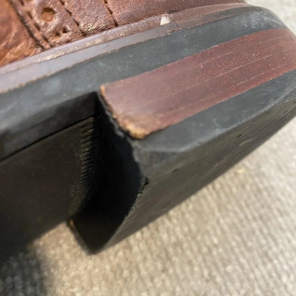 Cole Haan Grand.OS Shoes Mens Size 12 M Brown Leather Wingtip Brogue C27089‎